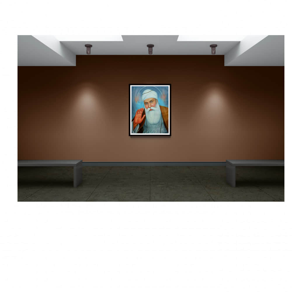 Baba Guru Nanak Dev ji I Wall Painting - photo
