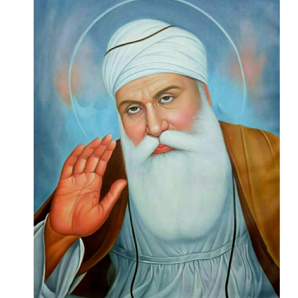 Baba Guru Nanak Dev ji I Wall Painting