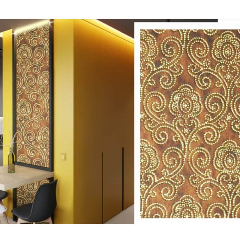 CHARCOAL PANELS WALL LAMINATE - photo