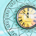 Brass Analog Wall Clock - front_view