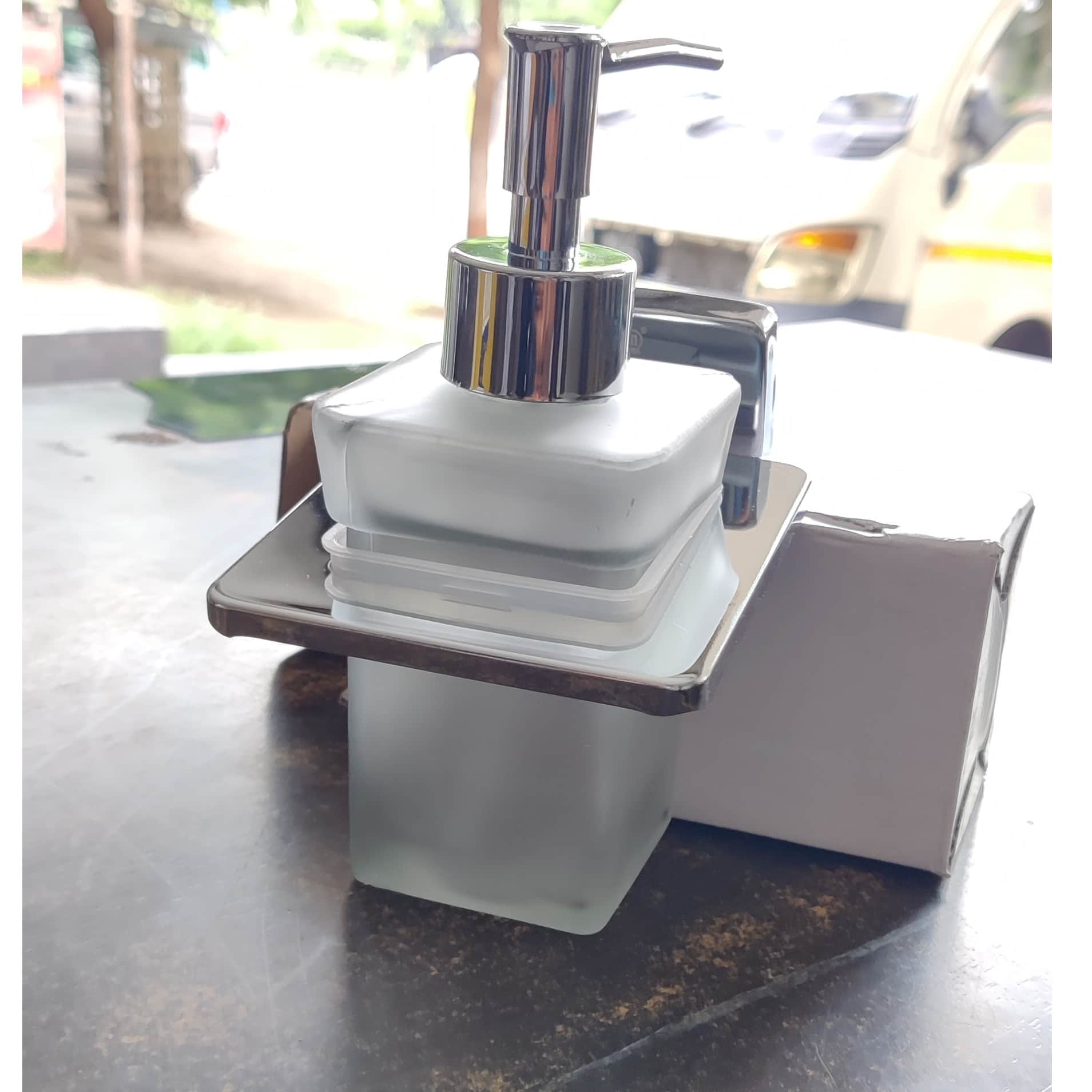 Siddhi Dazzle Soap Dispenser - top_view