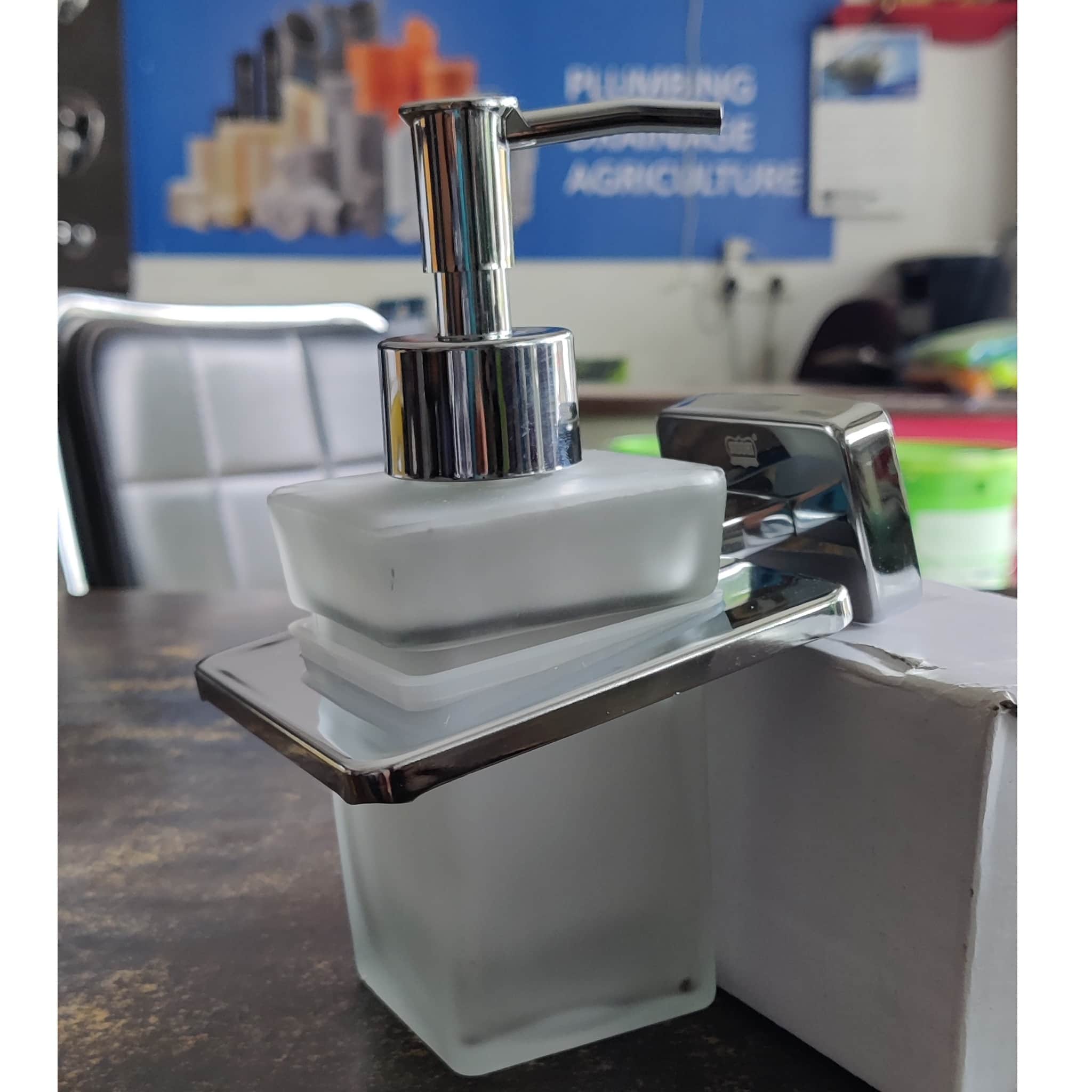 Siddhi Dazzle Soap Dispenser - left_view