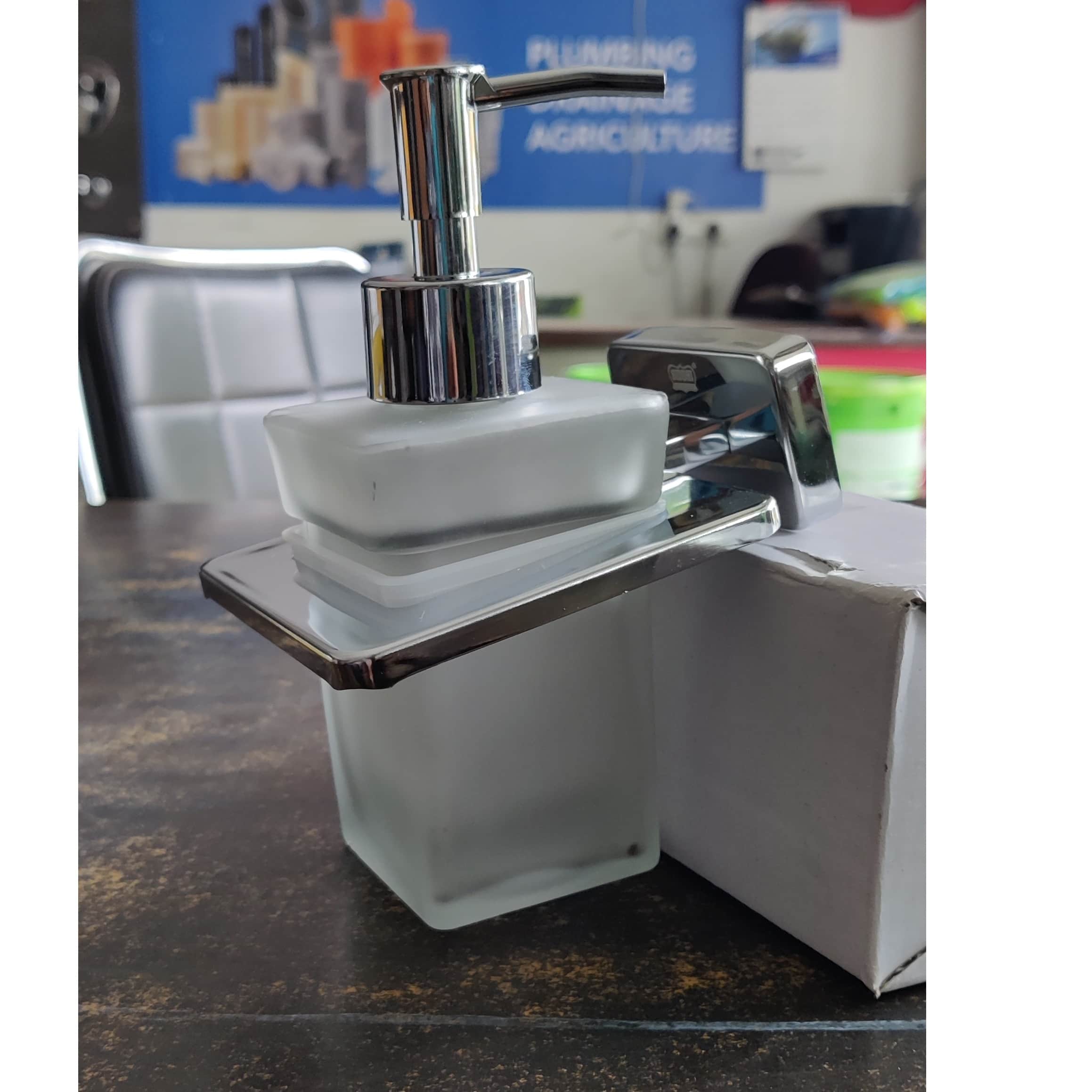 Siddhi Dazzle Soap Dispenser - bottom_view
