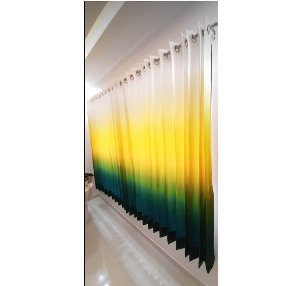 Lemon Green Tie & Diy Curtains - photo