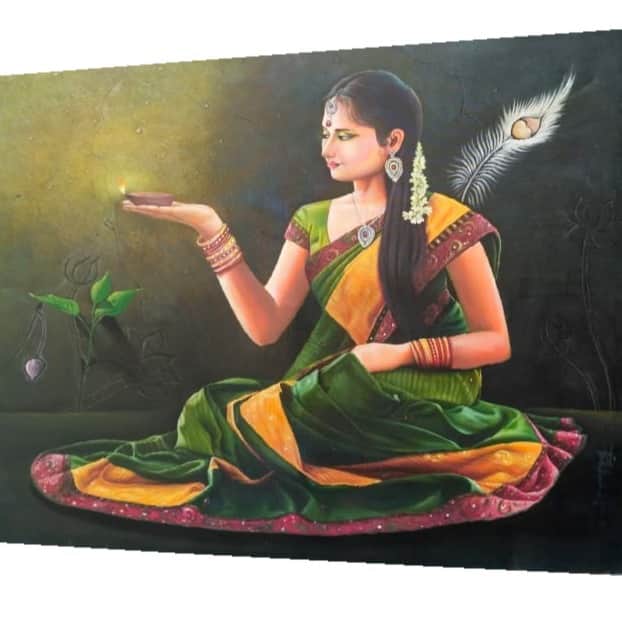 Eternal love of a Lady in a painting - front_view