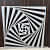 Metal wall Art squre hozo - rear_view