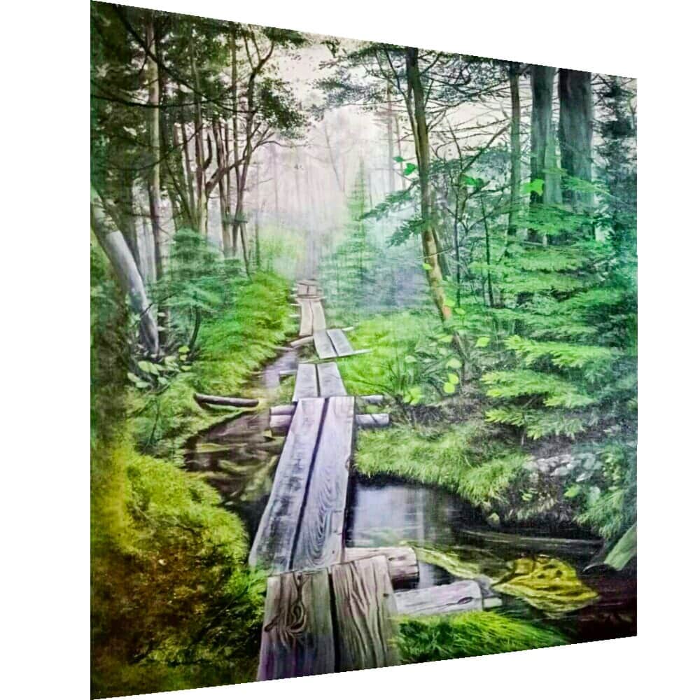 Beautiful nature painting - top_view