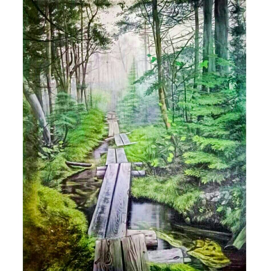 Beautiful nature painting