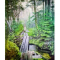 Beautiful nature painting - rear_view