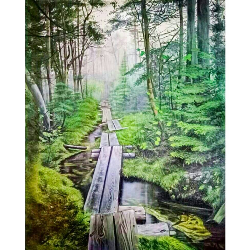 Beautiful nature painting