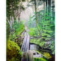 Beautiful nature painting - left_view