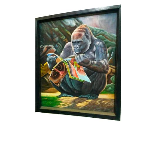 Monkey painting