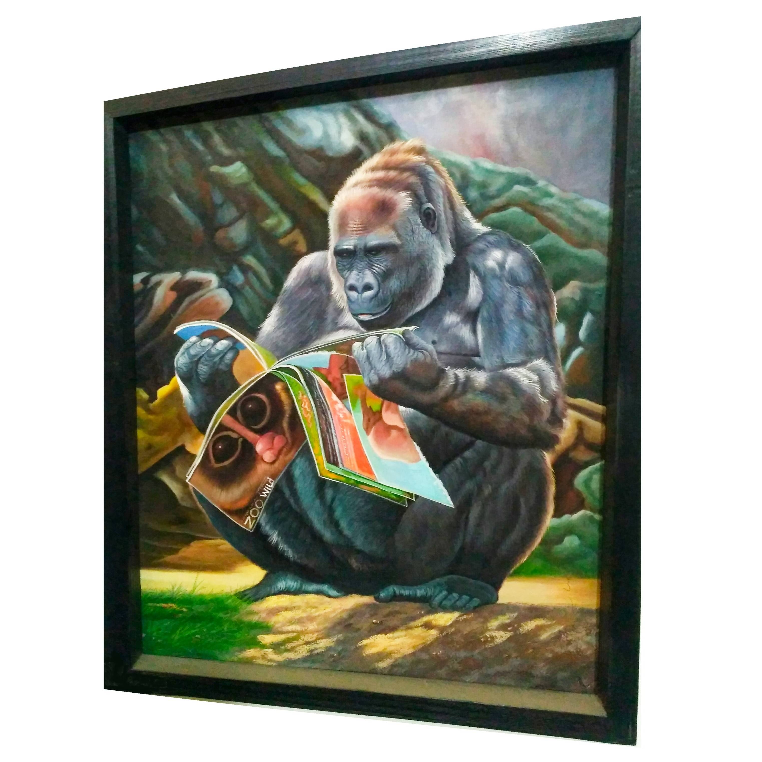 Monkey painting