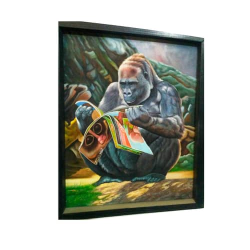 Monkey painting
