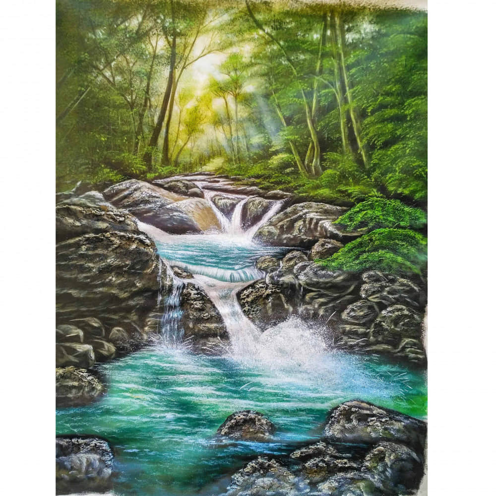 Beauty of Nature painting - photo