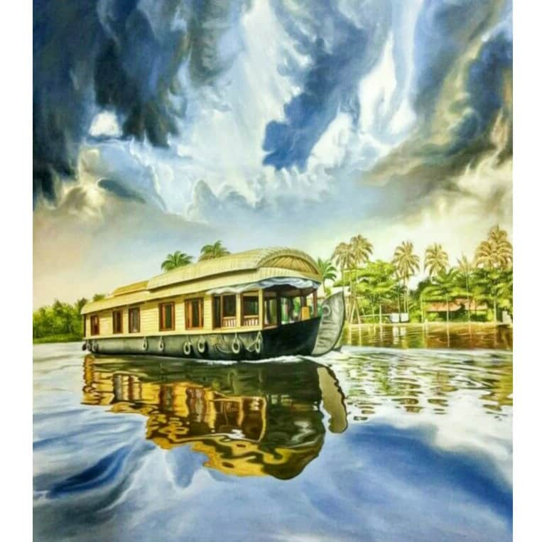 Adorable nature painting - front_view