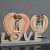 Love Photo Gift in Family Wedding & Couple Photo Cut Out Frame - photo