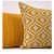 Mustard Fern Lumbar Cushion Cover (13x19) - top_view