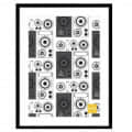 Boombox wall art decor - front_view
