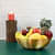 Tuxédo Dot Fruit Large Steel Basket - photo