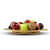 Tuxédo Flat Fruit Steel Basket - front_view