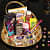 Tuxédo Star Basket Steel Decorative Basket - front_view