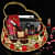Tuxédo Star Basket Steel Decorative Basket - left_view