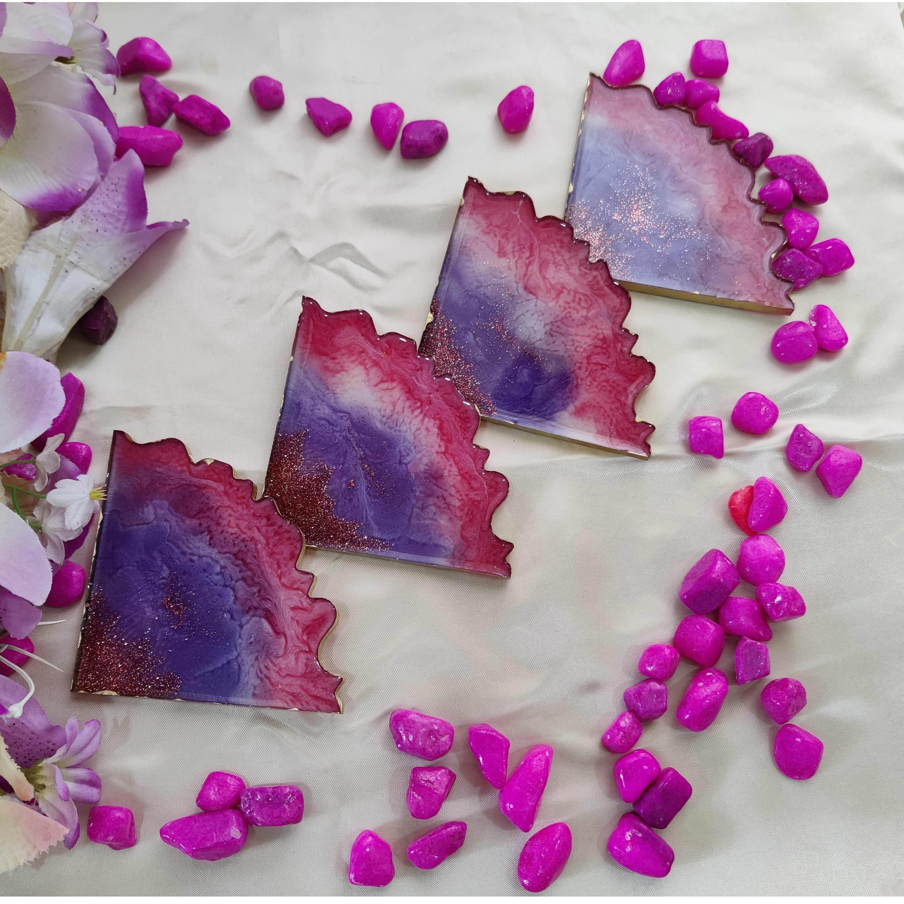 Resin TEA COASTERS - left_view