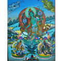 Green tara maa Painting - front_view