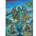 Green tara maa Painting - top_view