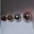 Electroplated Glass Globe Pendant Hanging Lights - rear_view