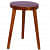 Solid Wood Coffee Table - rear_view