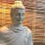 Serene Buddha statue - front_view