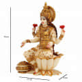 Goddess Lakshmi Idol - top_view