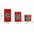 Wooden Candle Holder Red Nepali Stone - rear_view