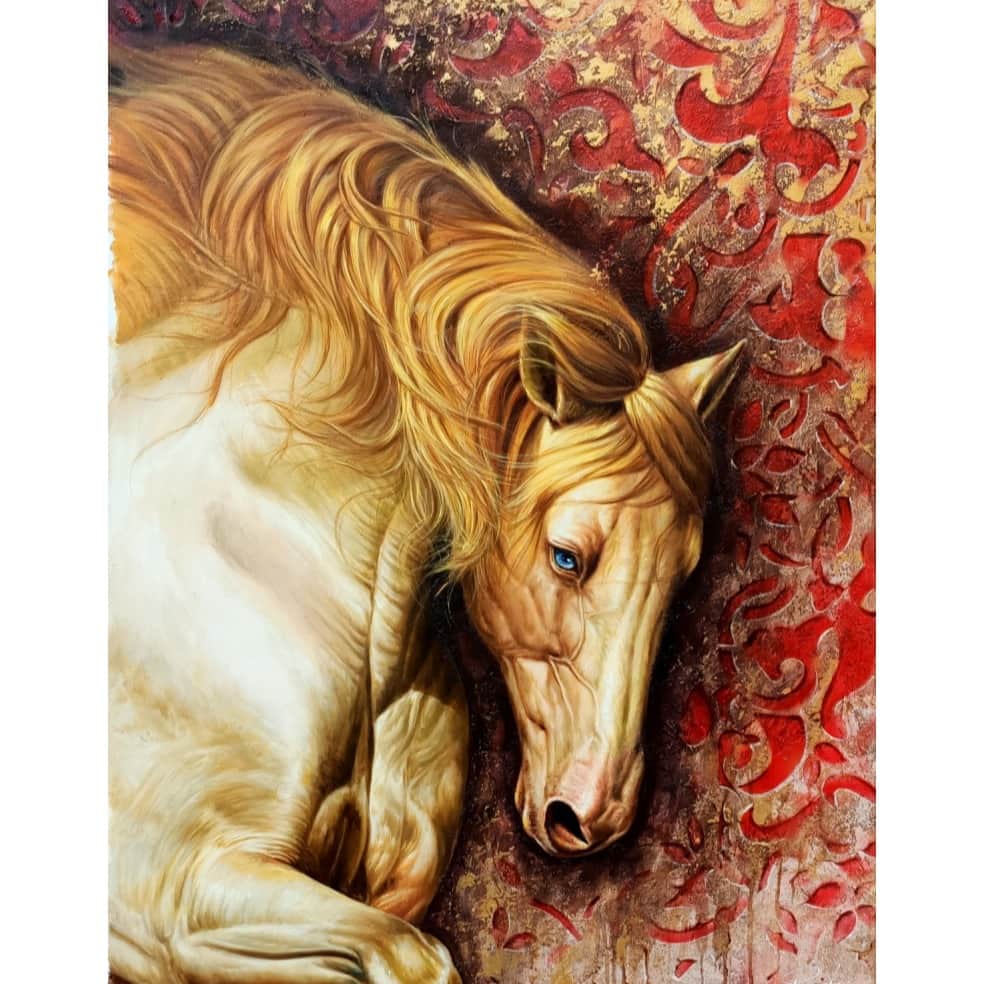 Vastu Art Horses Painting - top_view