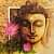 Lord Budhha Realistic Wall Art - rear_view