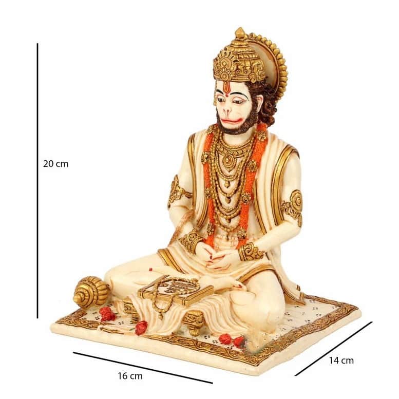 Lord Hanuman Statue - top_view