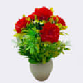 Artificial Flower Plant (Red) - front_view