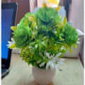Artificial Flower Plant (Green) - rear_view