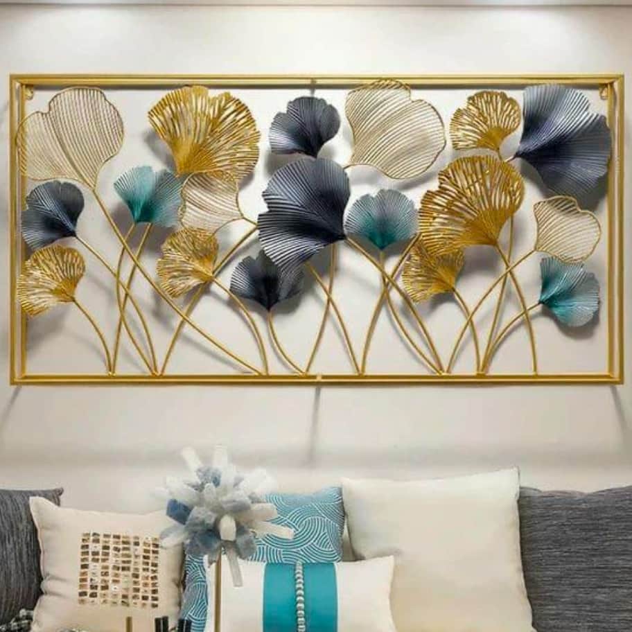 Ocean Bed Metal wall Art - top_view