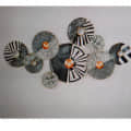 Circular Discs Metal wall Art - top_view