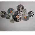 Circular Discs Metal wall Art - rear_view