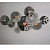 Circular Discs Metal wall Art - rear_view