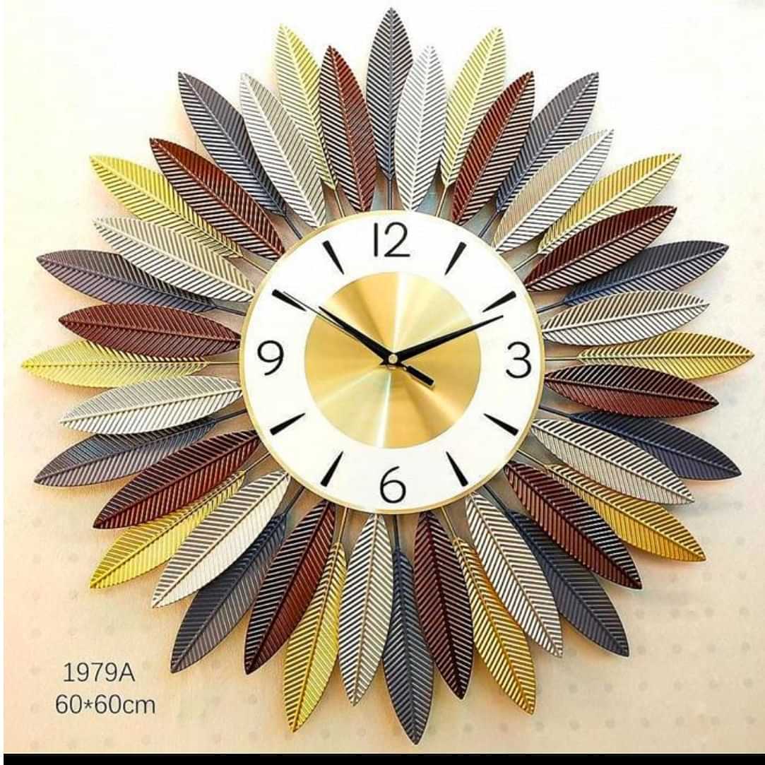 Metal wall Art clock - photo