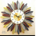 Metal wall Art clock - front_view