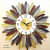 Metal wall Art clock - rear_view