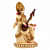Lord Saraswati Statue Fine Gold Plating - left_view