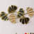 Copper & dark green Metal Wall Art - front_view