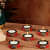 1 inches Candle Holder Set of 6 Wooden Decorative Tealight - photo